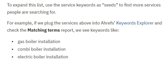 Ahrefs internal linking strategy